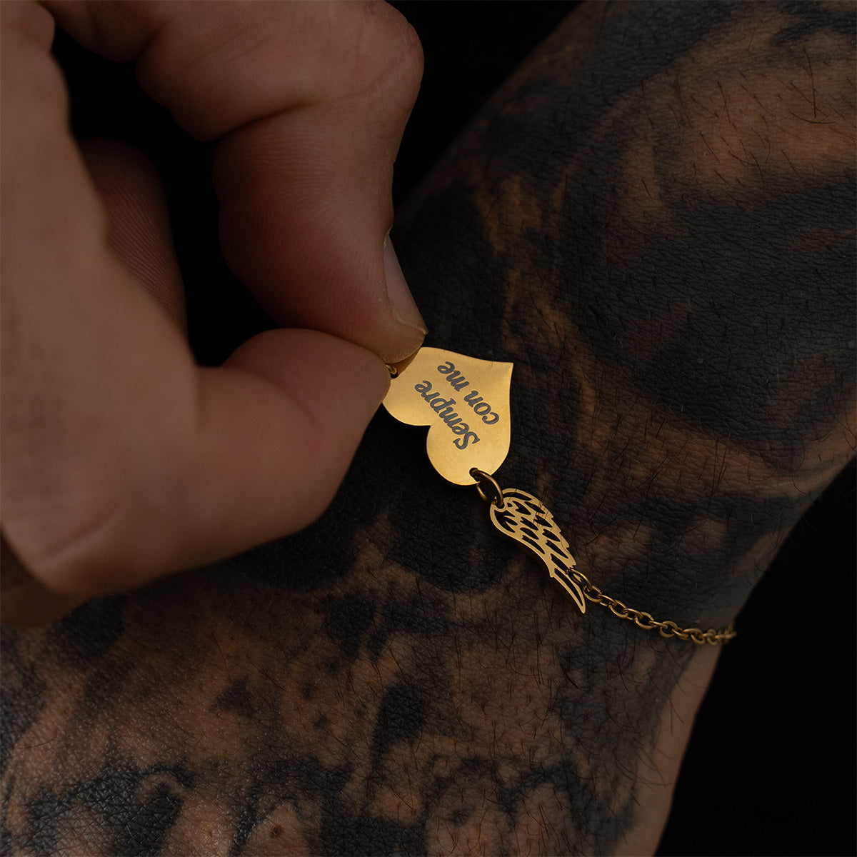 Bracciale Angelo Mio ✦ Incidi il nome del tuo Angelo