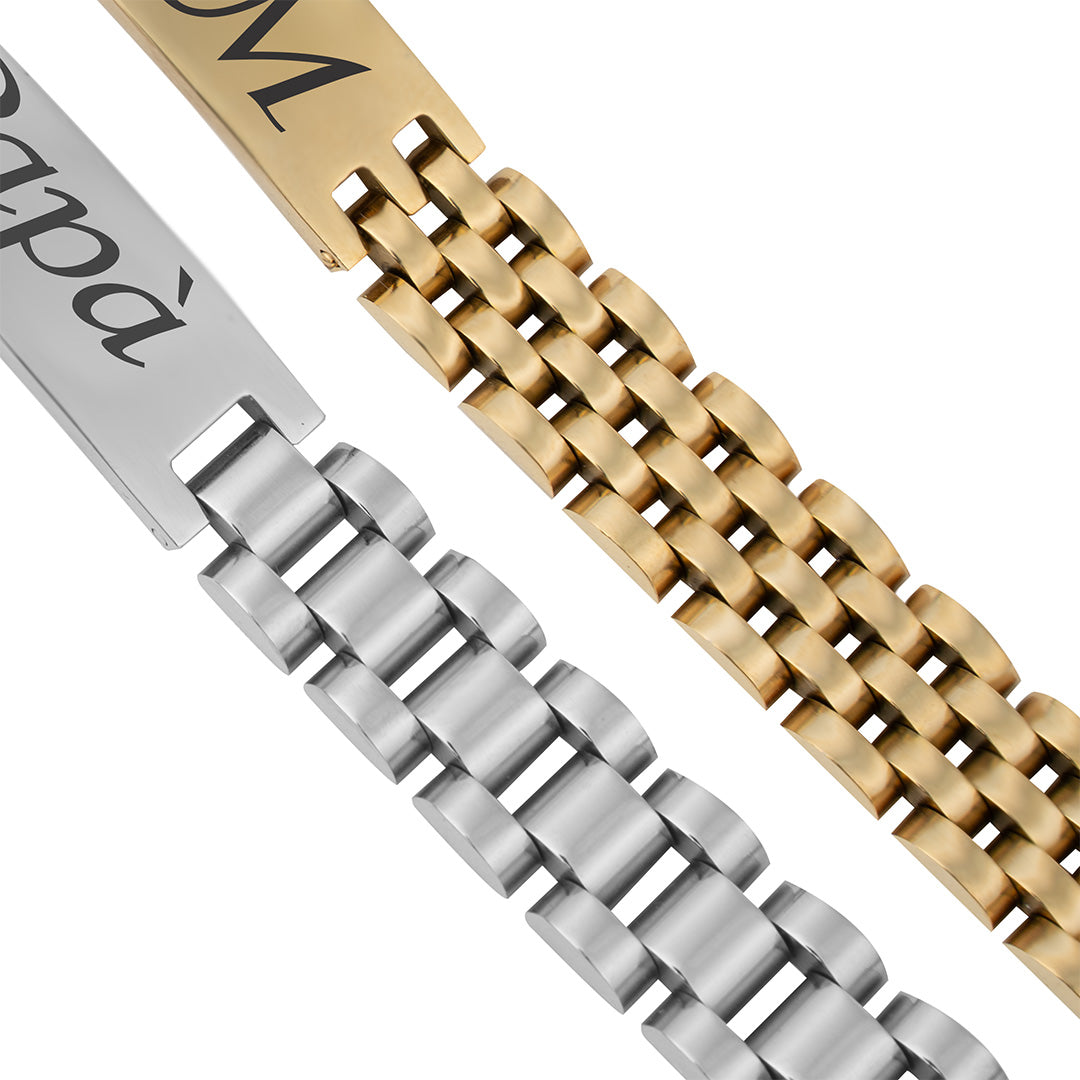 Bracciale Personalizzato con Maglia Orologio Giubileo Luxury