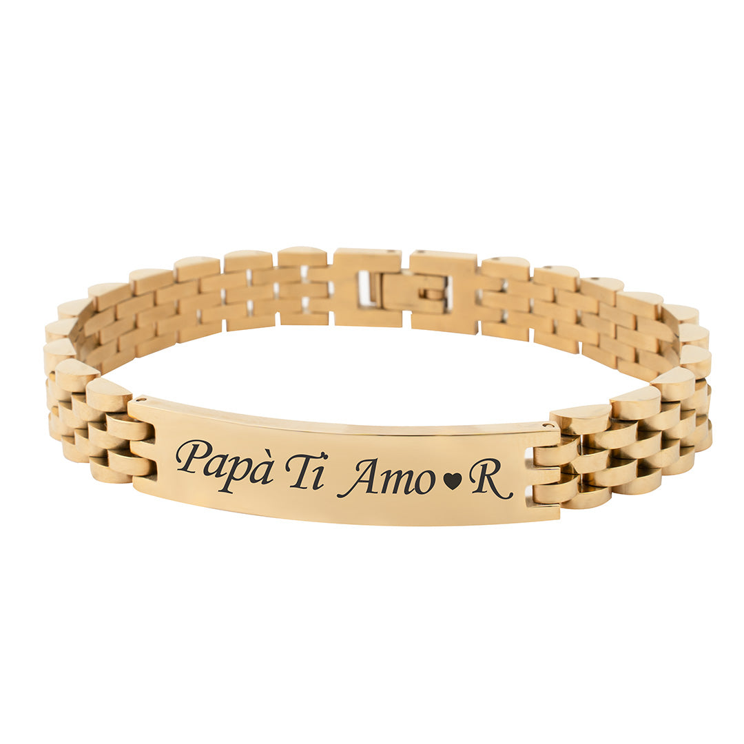 Bracciale Personalizzato con Maglia Orologio Giubileo Luxury