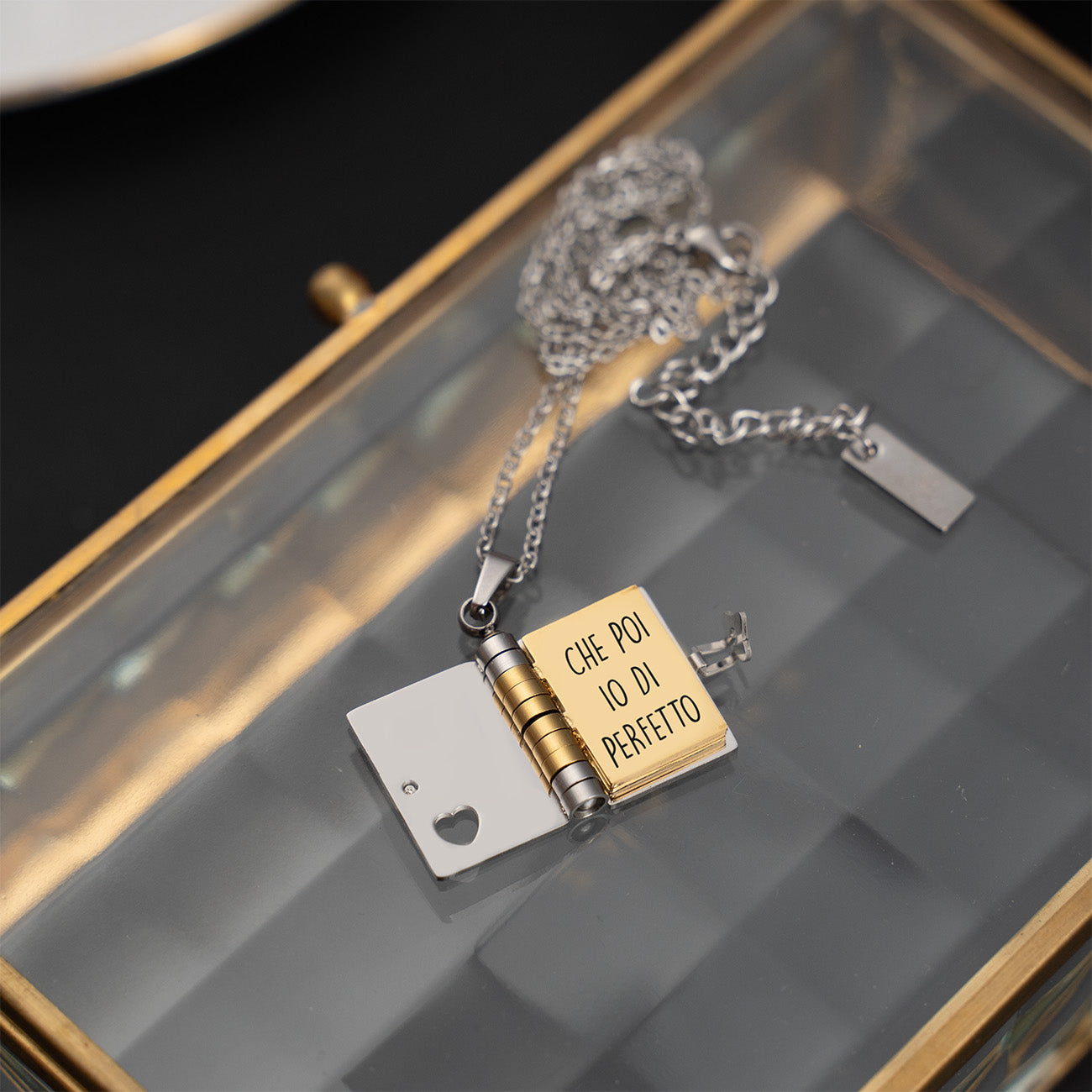 Collana Libro con frase ✦ Comunque vada con Te