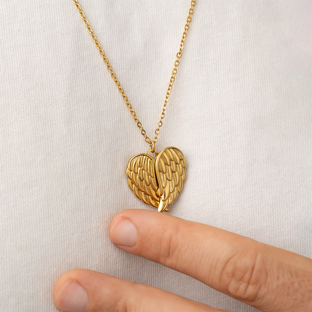 Collana Angelo con incisione Personalizzata ✦ Collana Eternal Angel