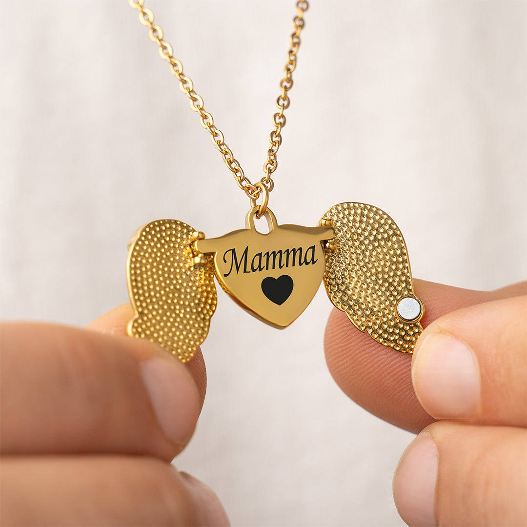 Collana Angelo con incisione Personalizzata ✦ Collana Eternal Angel