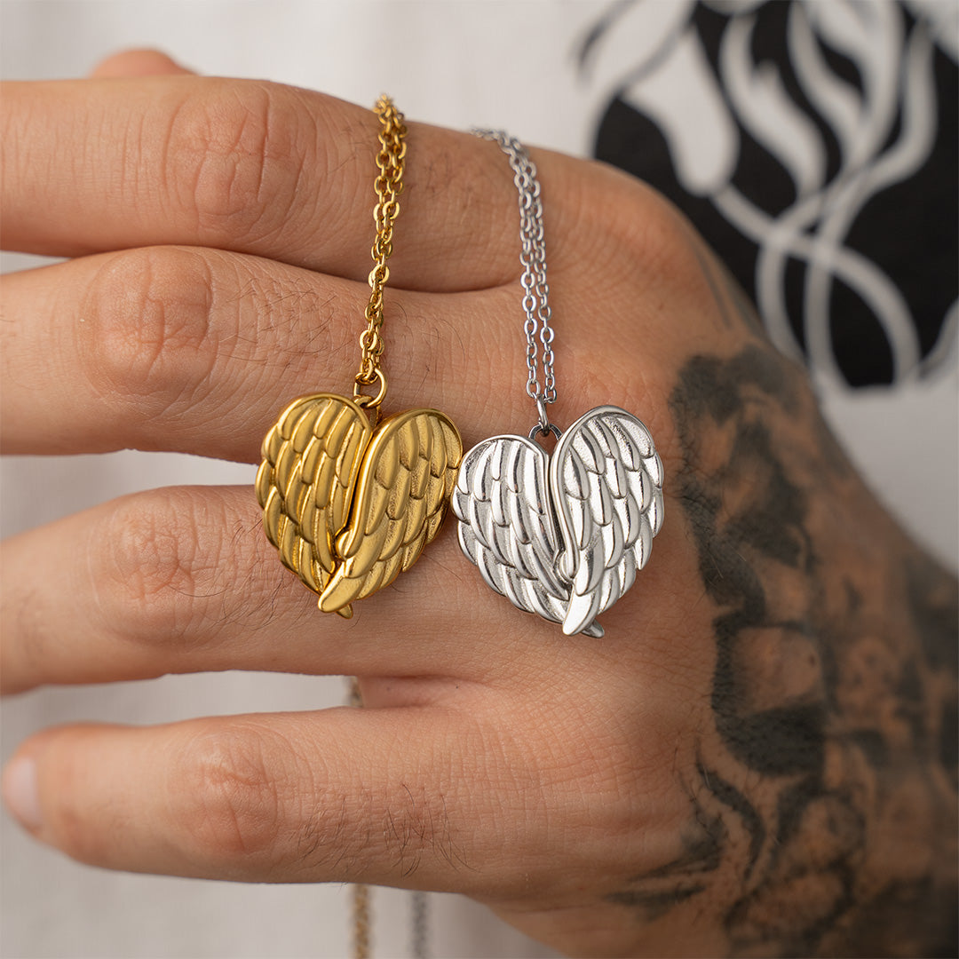 Collana Angelo con incisione Personalizzata ✦ Collana Eternal Angel