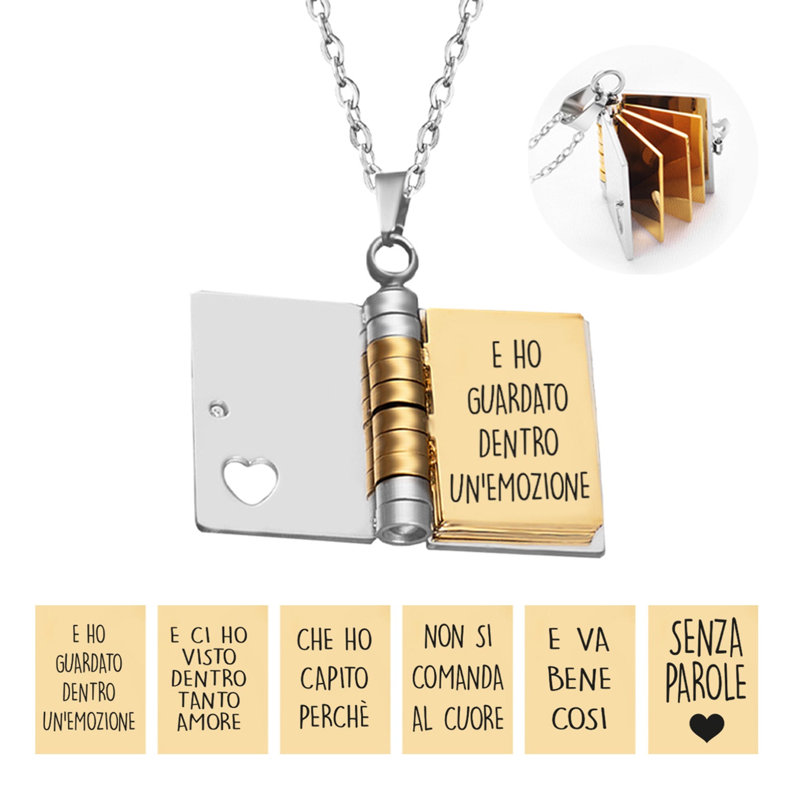 Collana Libro con Dedica ✦ Senza Parole