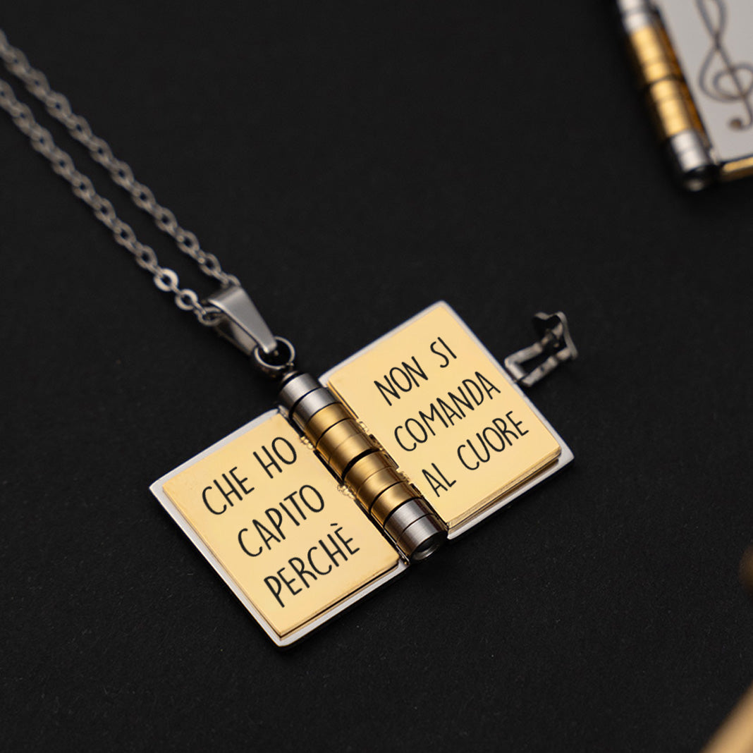 Collana Libro con Dedica ✦ Senza Parole