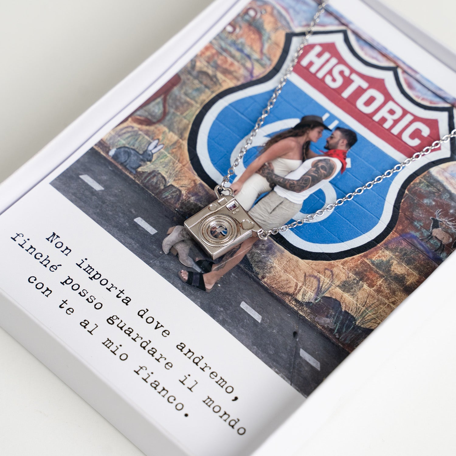 Collana Polaroid con foto Personalizzata