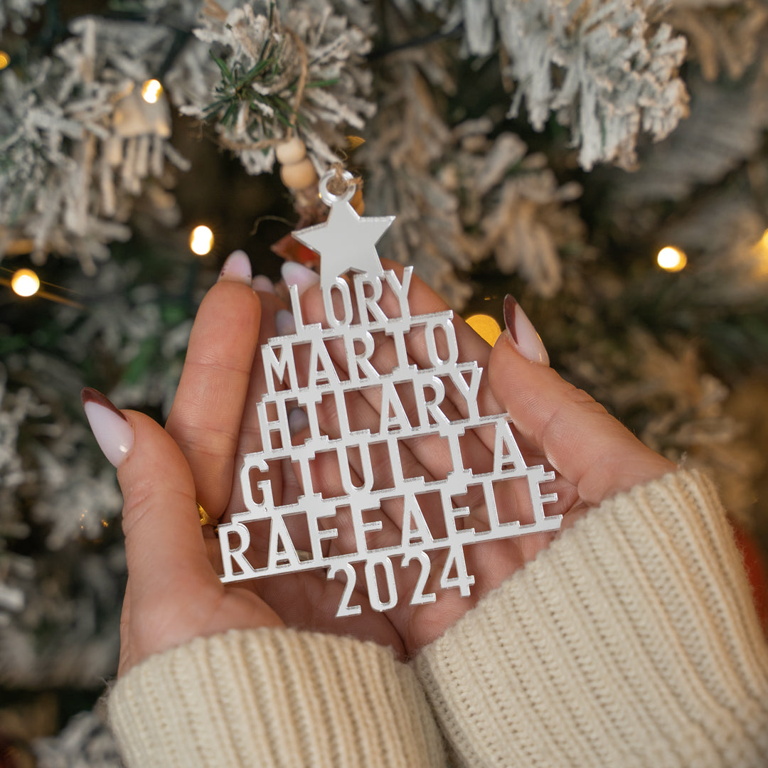 Albero dei Ricordi ・Pallina di Natale Personalizzata