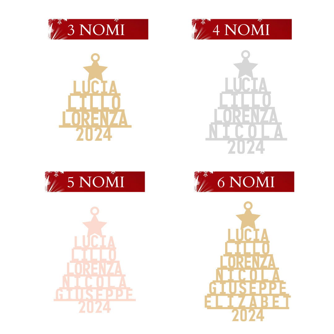 Albero dei Ricordi ・Pallina di Natale Personalizzata