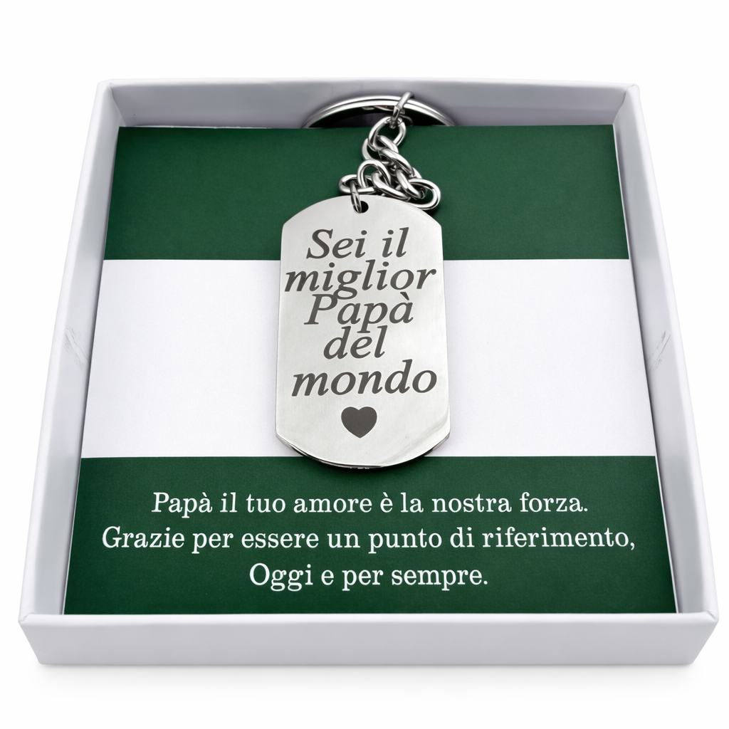 Portachiavi Il Miglior Papà