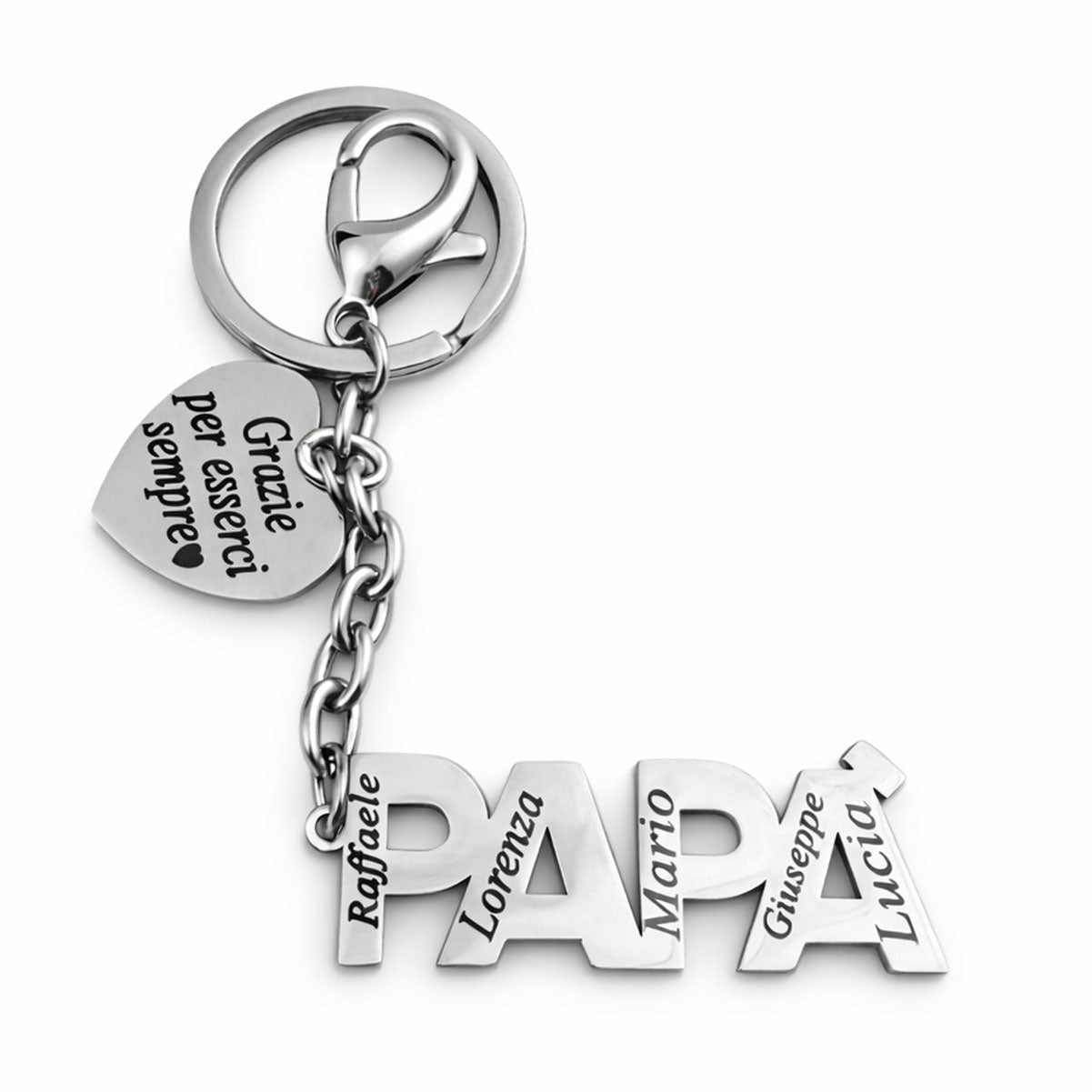 Portachiavi Papà personalizzato