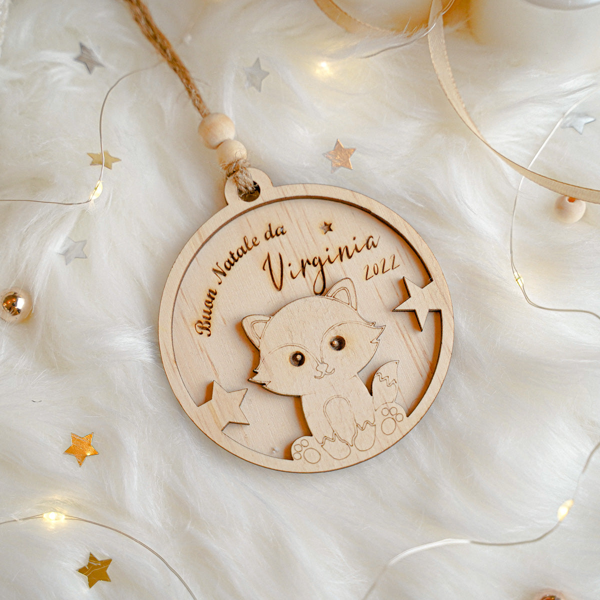 Volpino Mio ・Palline di Natale Personalizzate