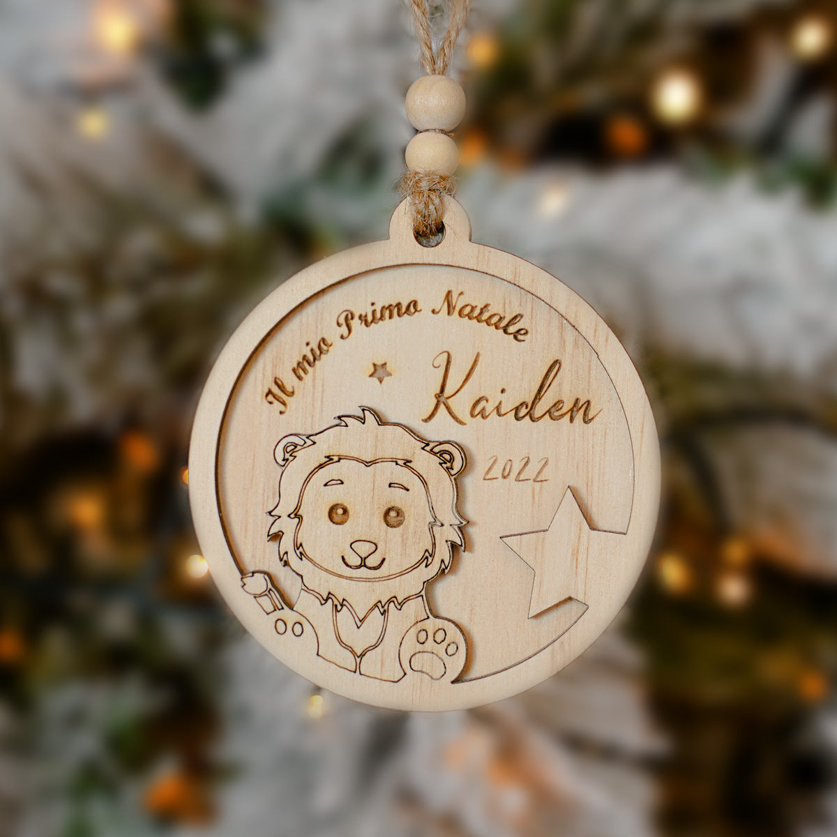 Leoncino Mio ・Palline di Natale Personalizzate