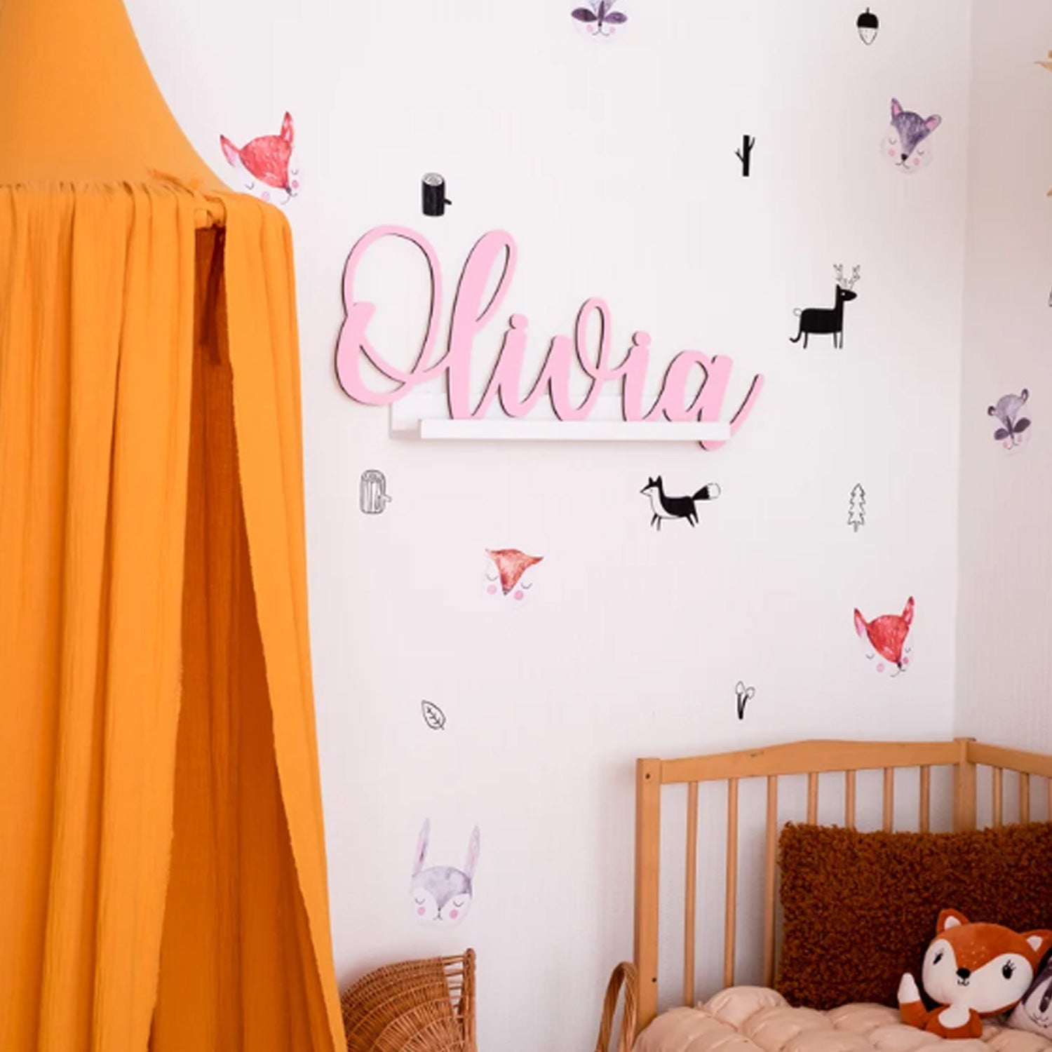 Decoro Nome personalizzato in Legno