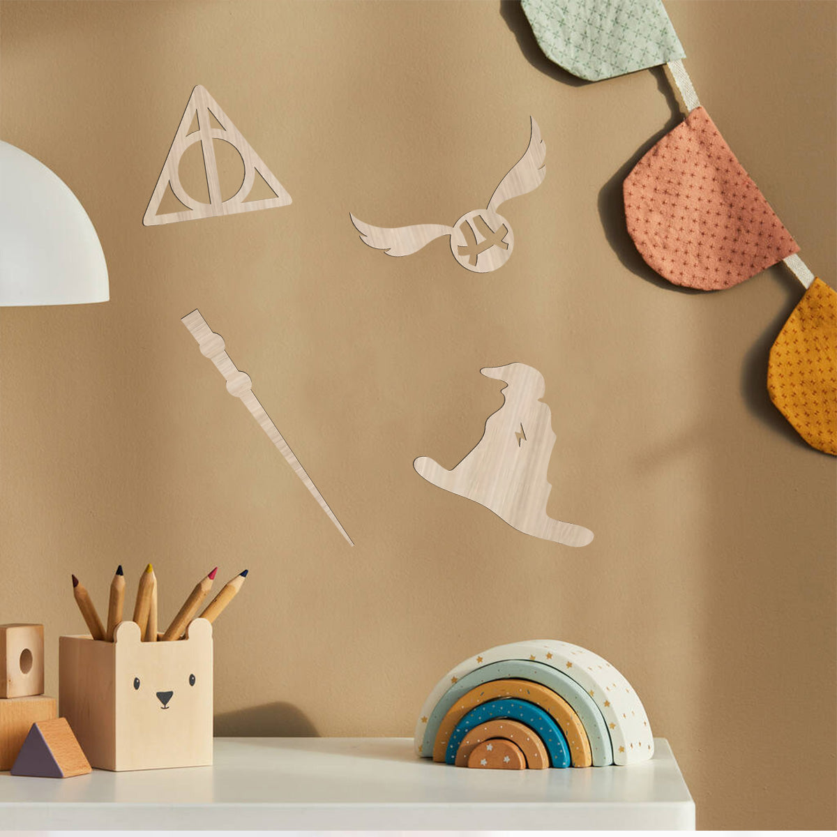 Decoro a patete Harry Potter Simboli Hogwarts