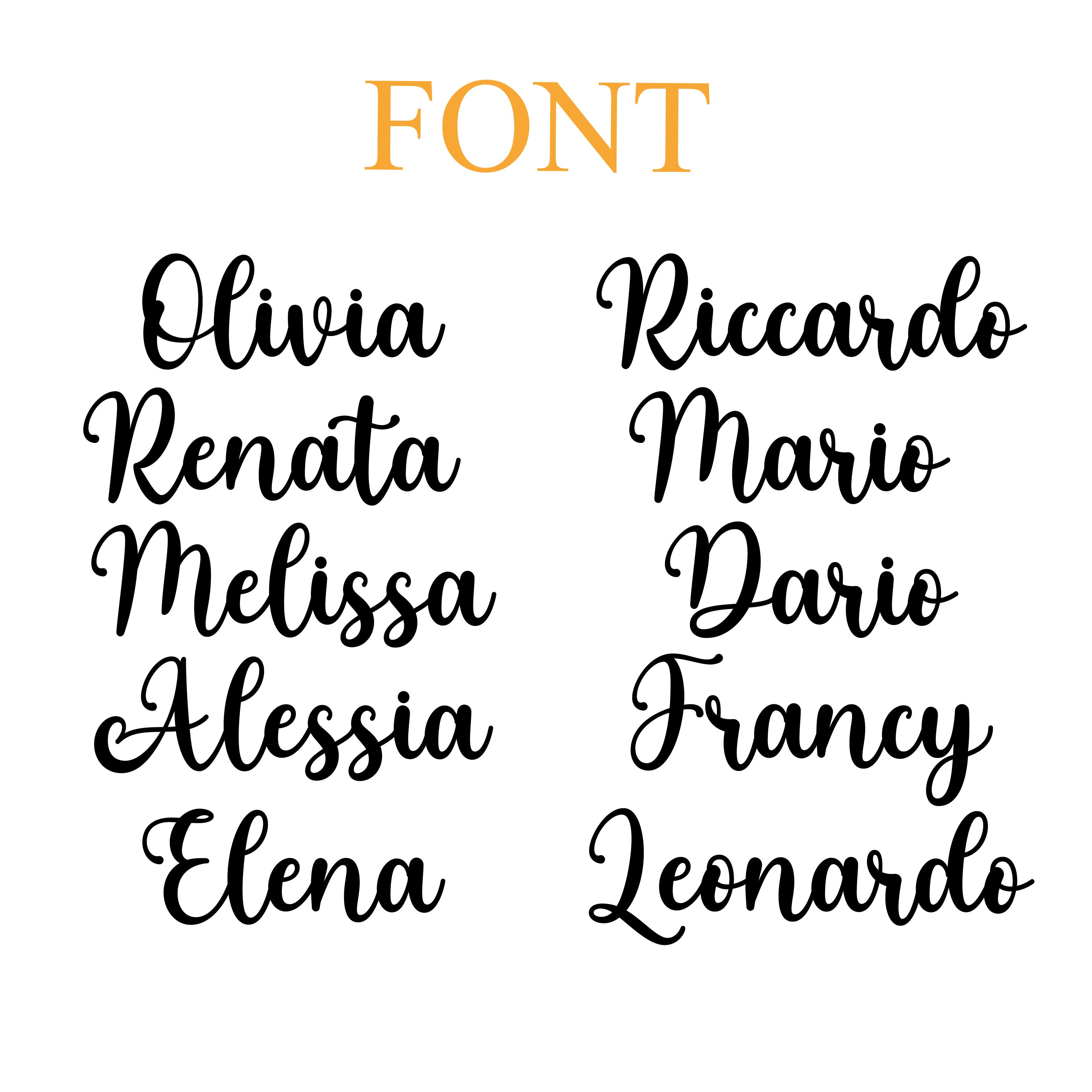 Decoro Nome personalizzato in Legno