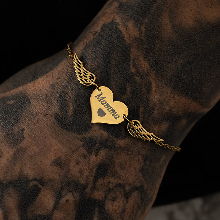 Bracciale Angelo Mio ✦ Incidi il nome del tuo Angelo