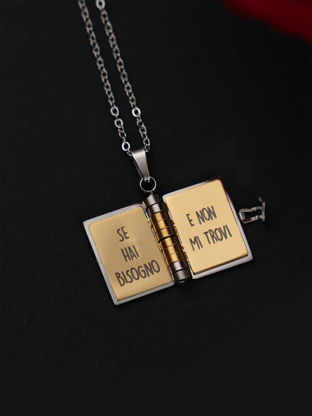 Collana Libro con Dedica ✦ Amo Te