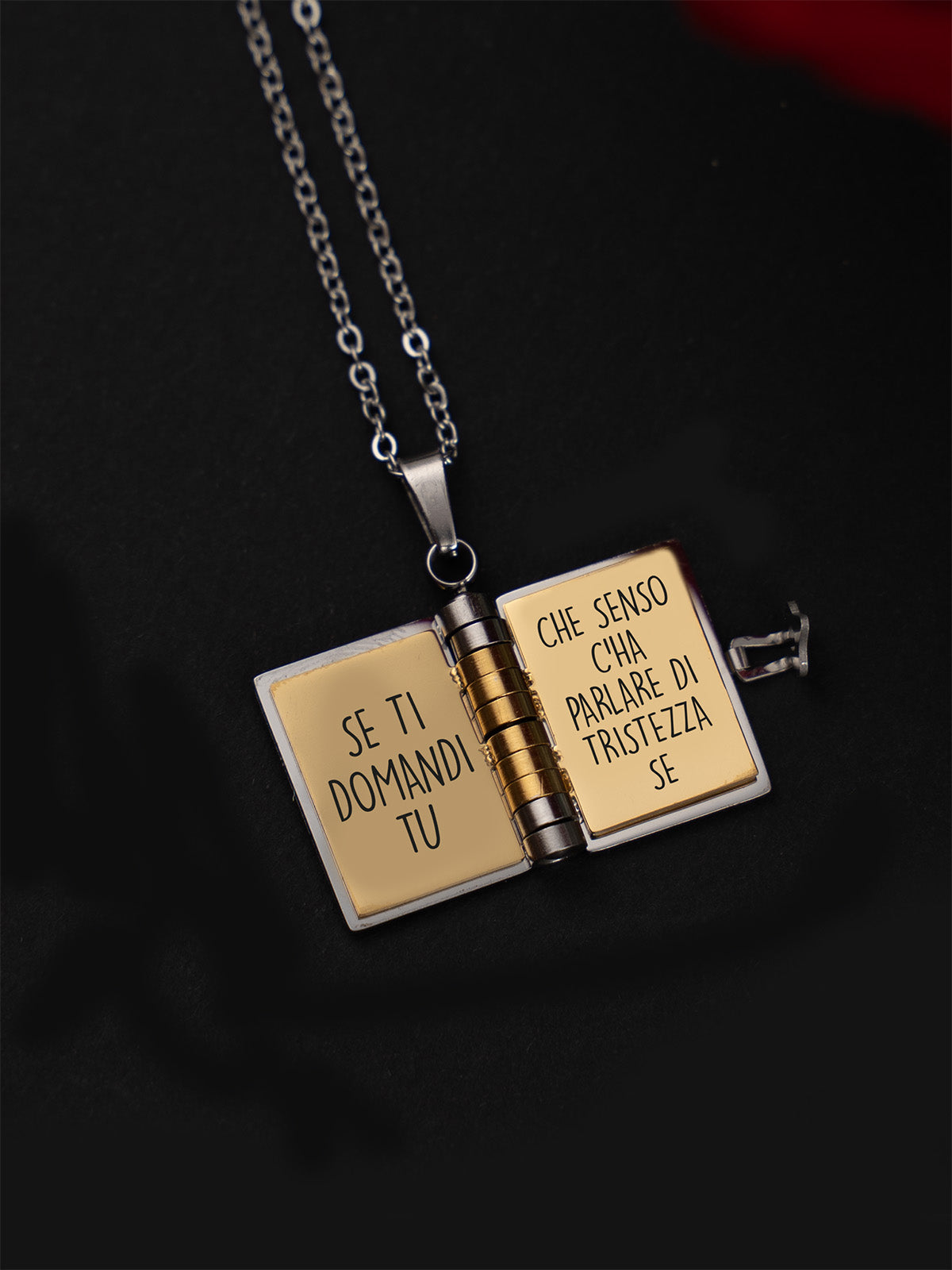 Collana Libro con Dedica ✦ Io come Te Cerco Solo L'Amore