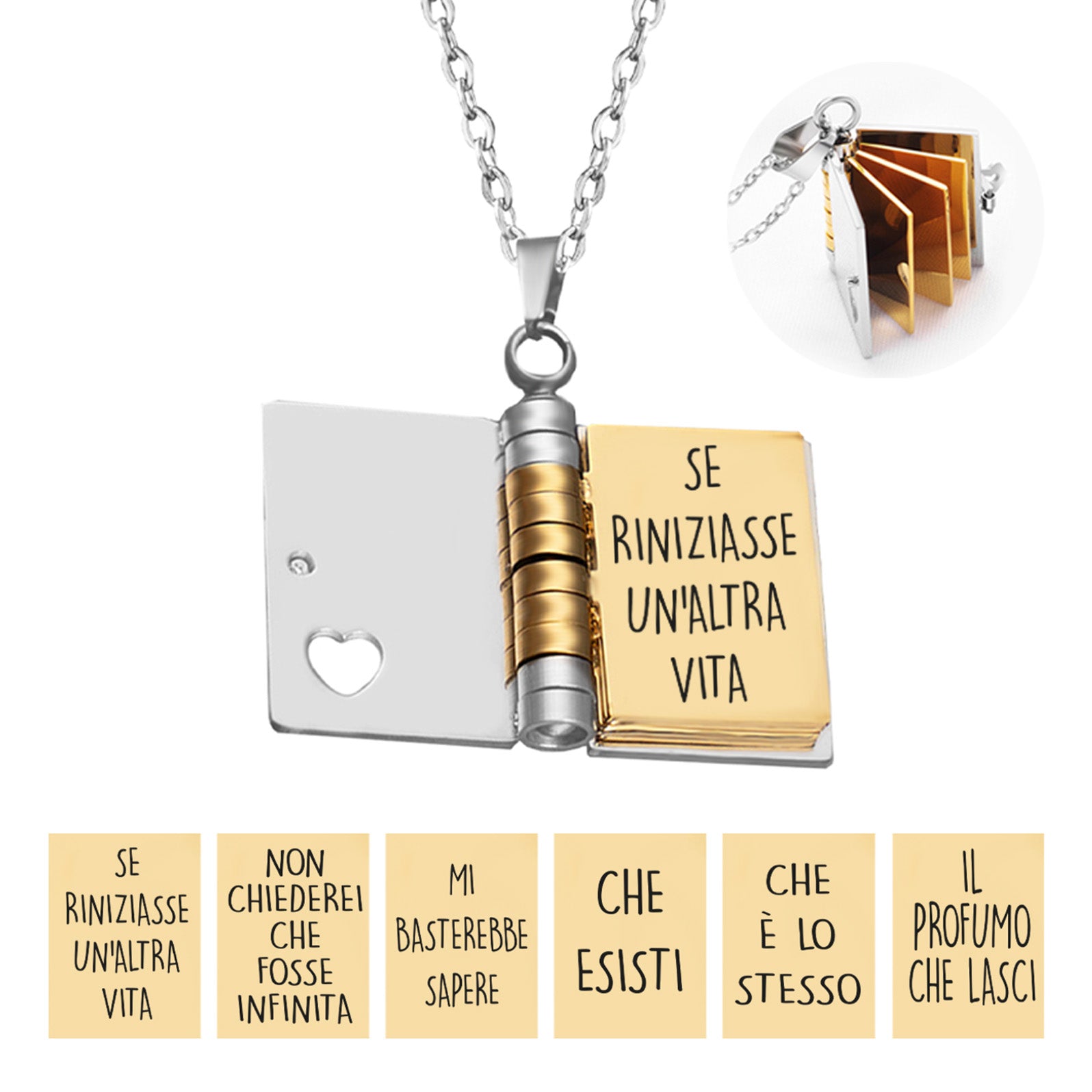 Collana Libro con Dedica ✦ Se Riniziasse un'altra Vita