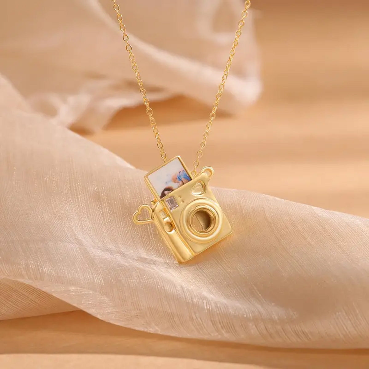 Collana Polaroid con foto Personalizzata