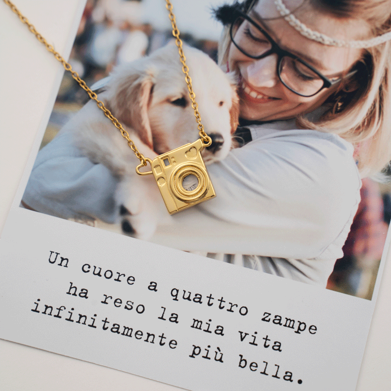Collana Polaroid con foto Personalizzata