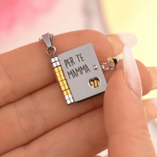 Collana Libro con Dedica ✦ Per Te Mamma