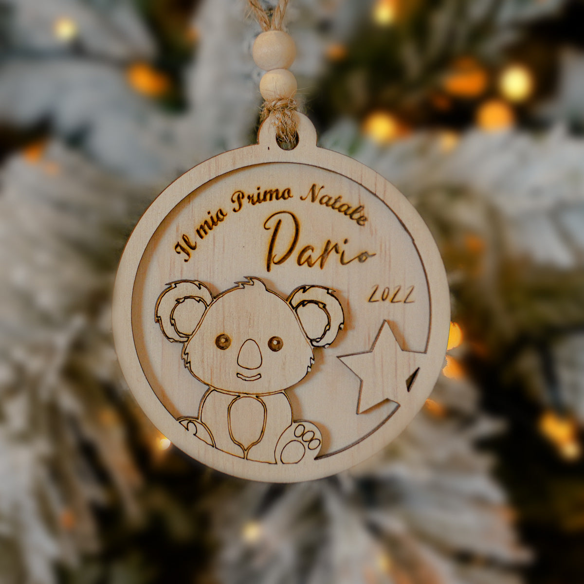 Koala Mio ・Palline di Natale Personalizzate