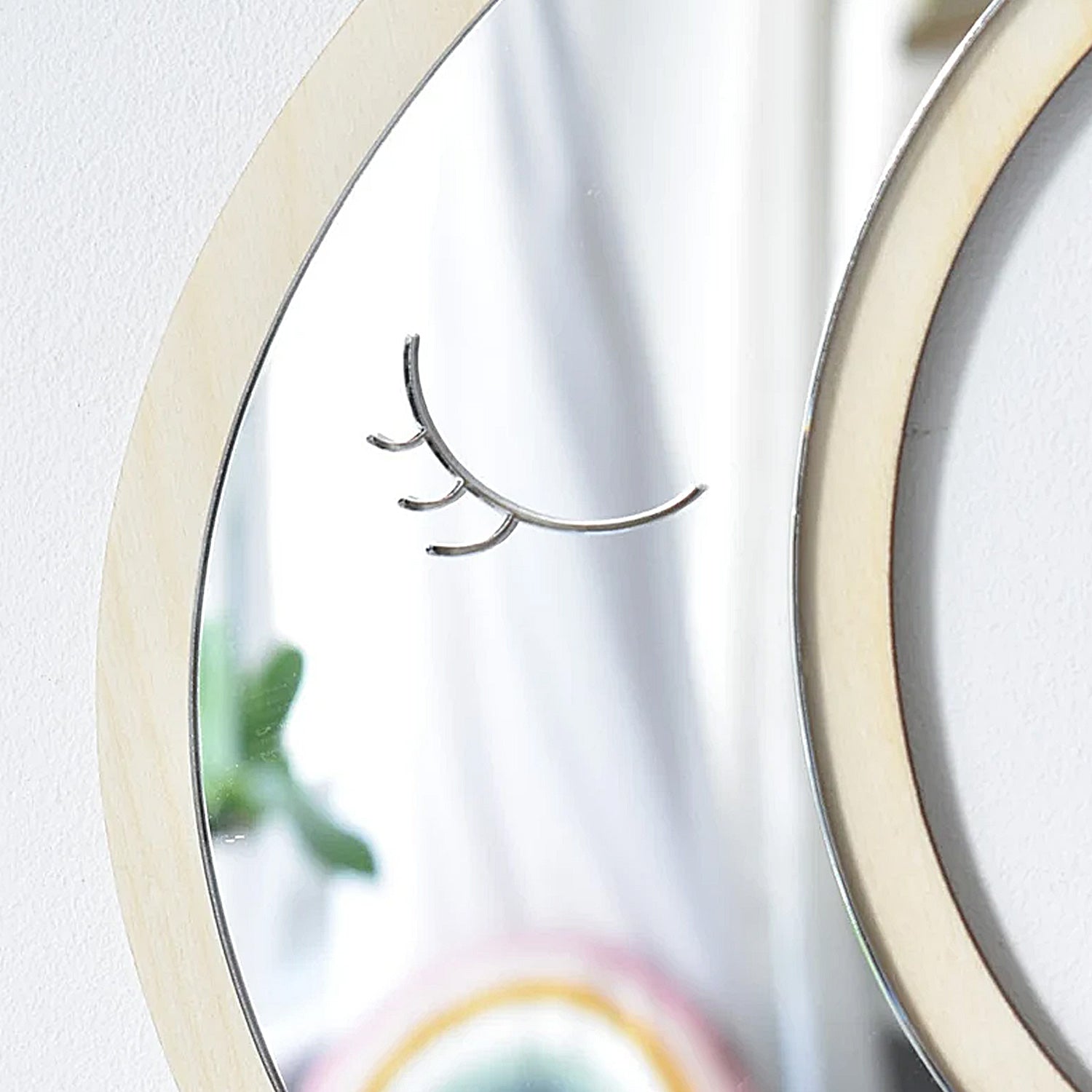 Specchio LUNA Infrangibile legno decorazioni in legno per la camera de
